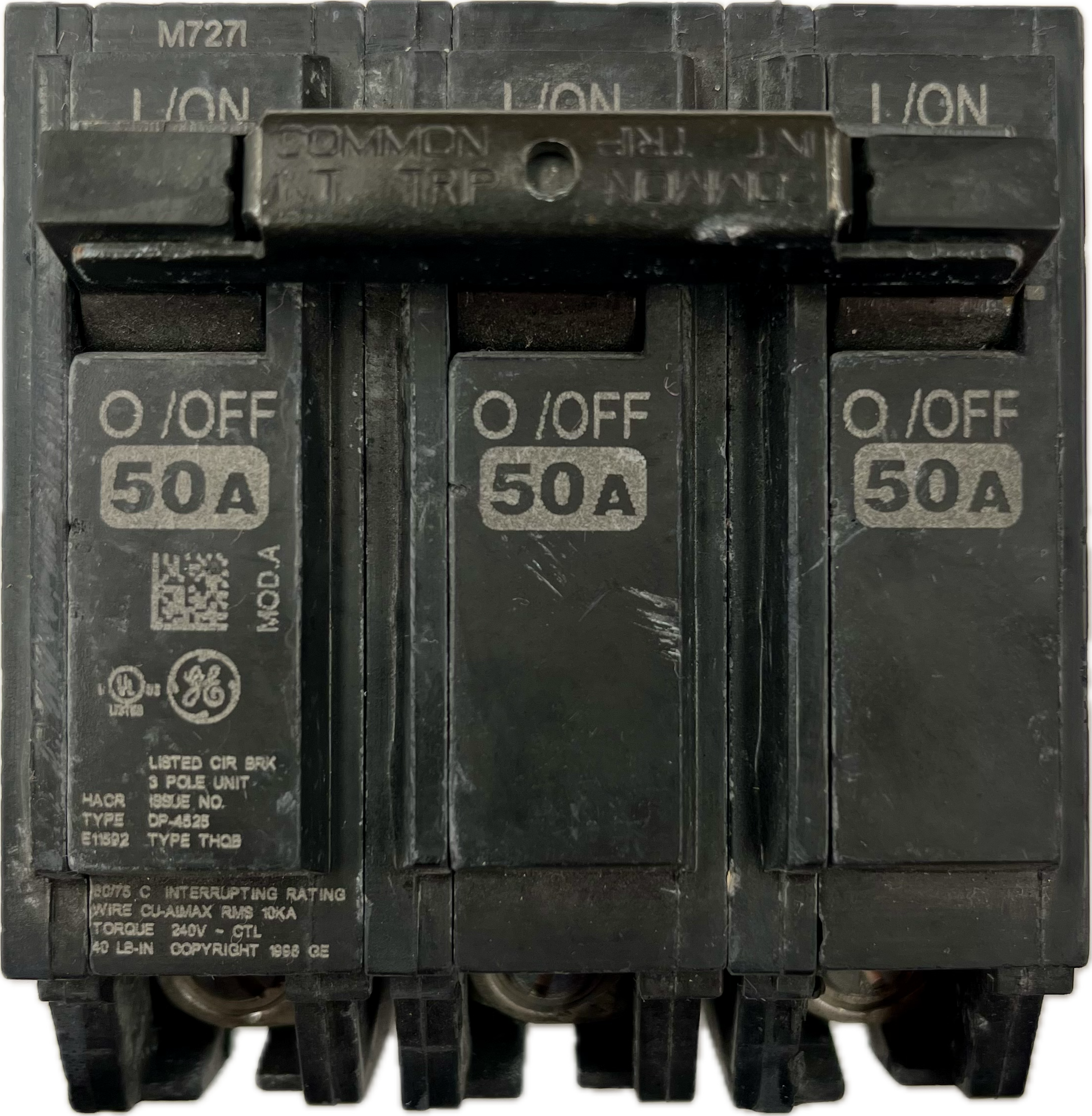 Featured image for “THQB 32050 ATORNILLABLE 3P 50A MARCA GENERAL ELECTRIC”