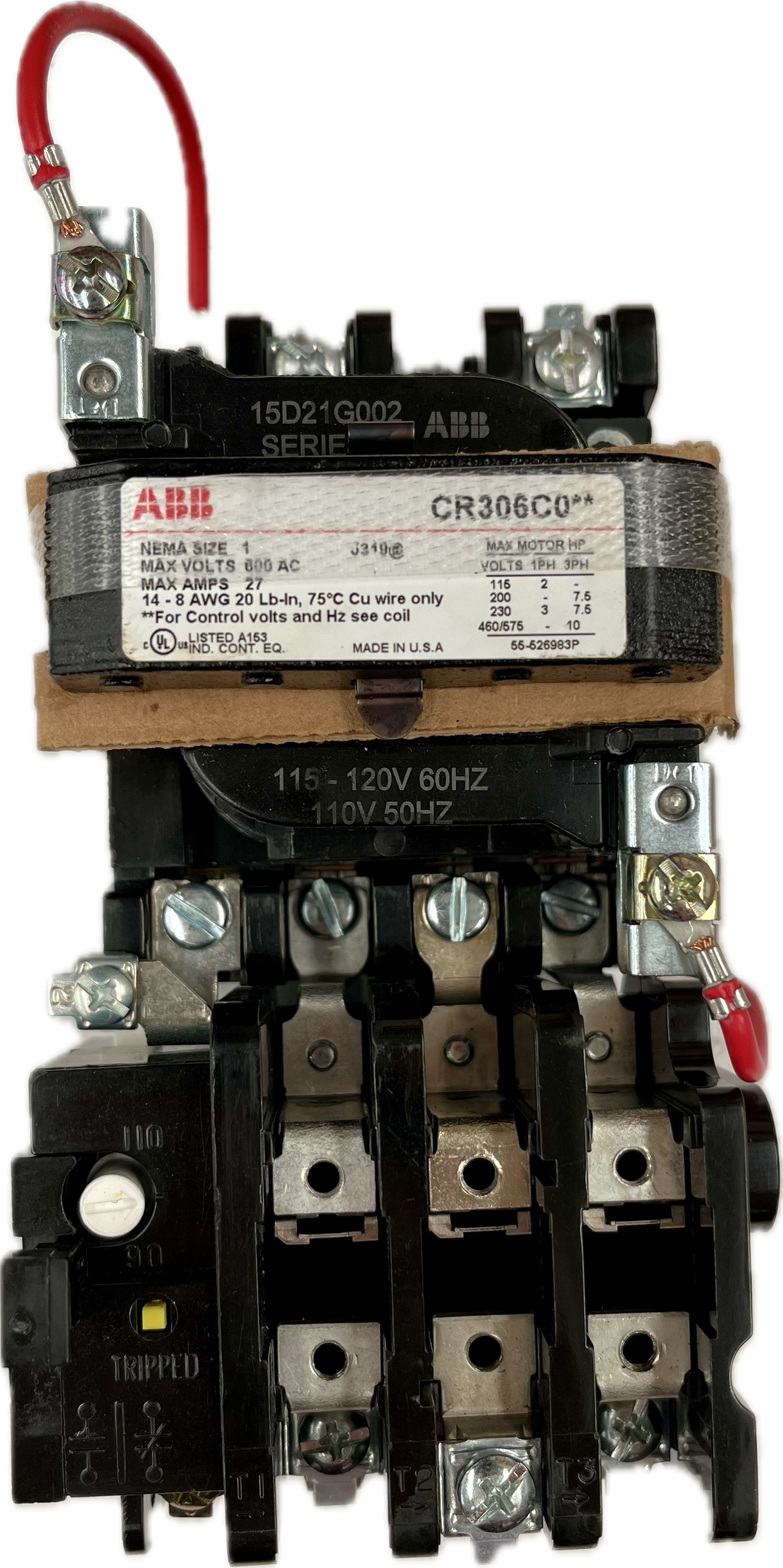 Featured image for “CR306C002 Contactor T-1 GE”